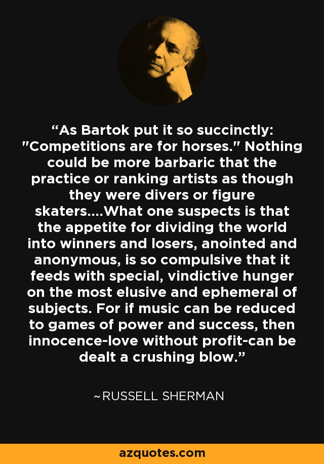 As Bartok put it so succinctly: 