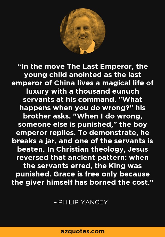In the move The Last Emperor, the young child anointed as the last emperor of China lives a magical life of luxury with a thousand eunuch servants at his command. 