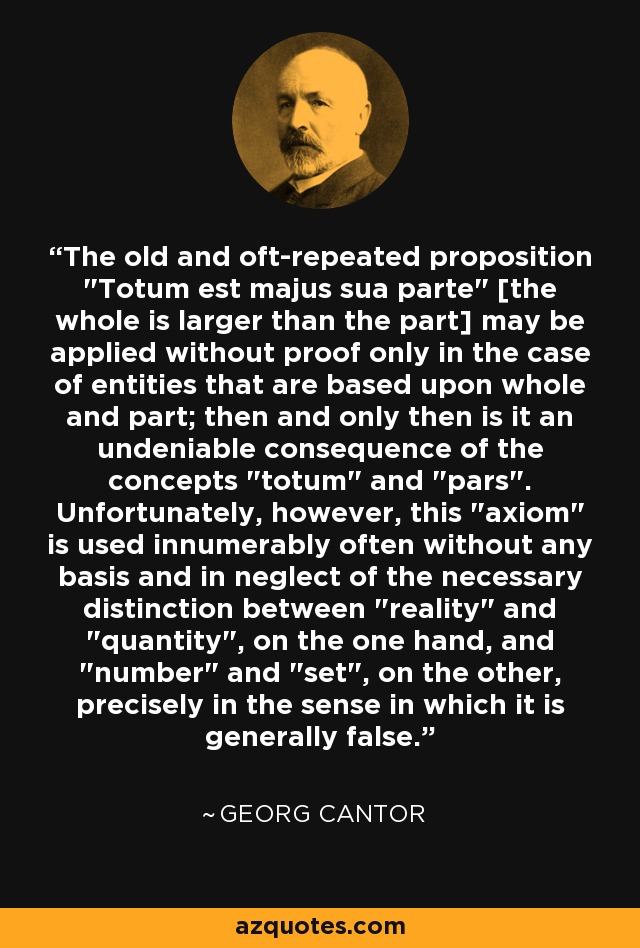 The old and oft-repeated proposition 