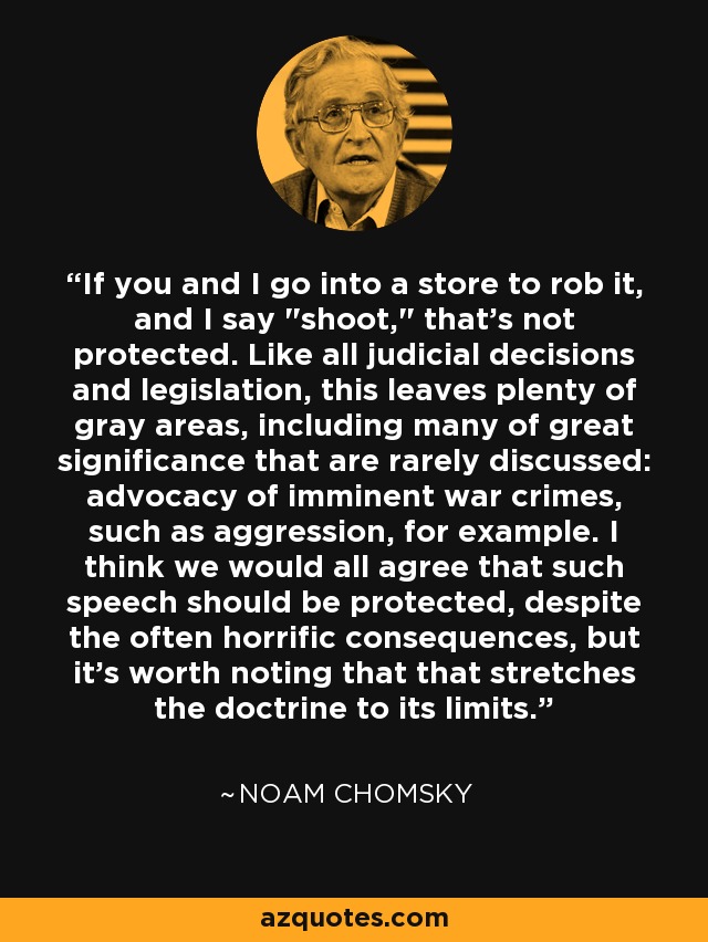 If you and I go into a store to rob it, and I say 