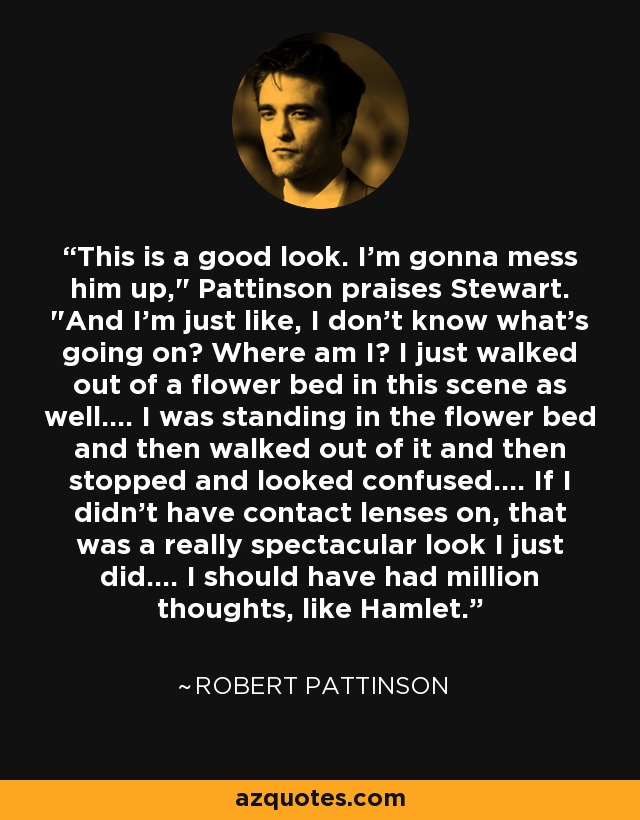 This is a good look. I'm gonna mess him up,