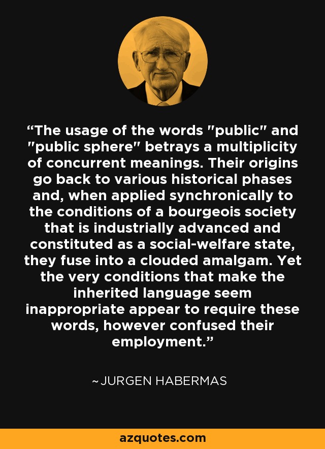 The usage of the words 