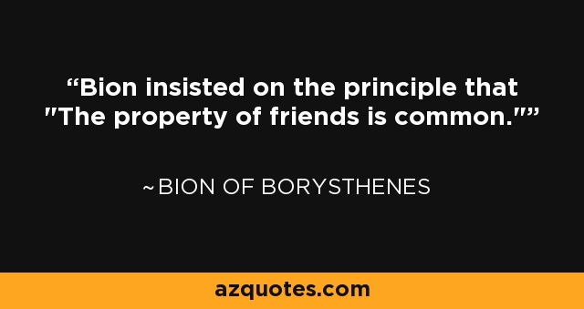 Bion insisted on the principle that 