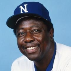 Hank Aaron: My motto was always to keep swinging. Whether I was in