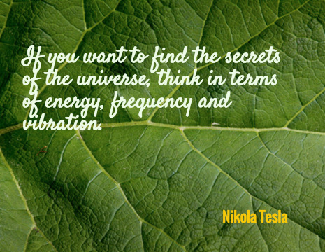 If you want to find the secrets of the universe, think in terms of energy, frequency and vibration. - Nikola Tesla