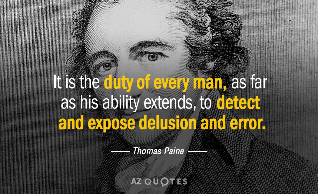 Thomas Paine quote: It is the duty of every man, as far as his ability extends...