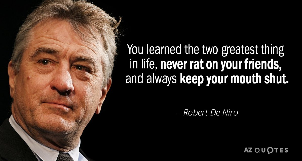 TOP 25 QUOTES BY ROBERT DE NIRO (of 109) | A-Z Quotes